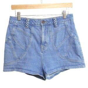 Urban Outfitters BDG Braided Sun Ray High Rise Denim Shorts